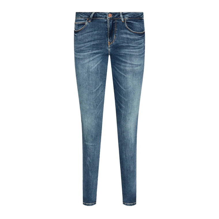 Elastyczne Skinny Jeans z Bawełny - Średni Denim Guess