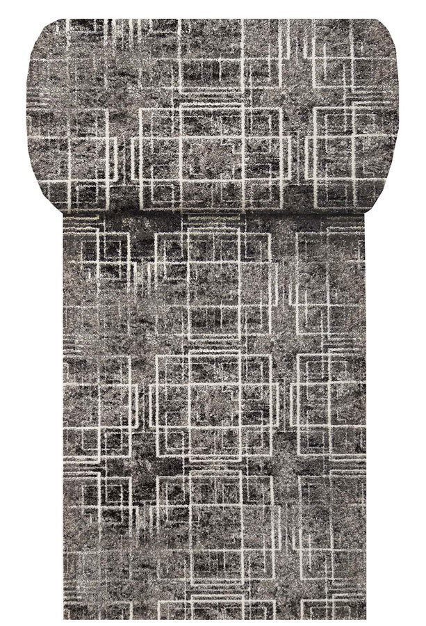 Szary chodnik dywanowy na metry - Bitos