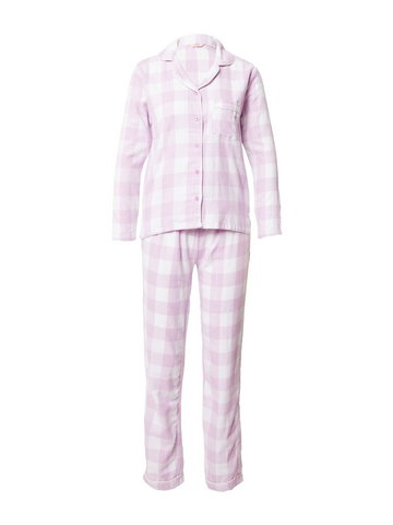 Boux Avenue Piżama  pastelowy fiolet / biały
