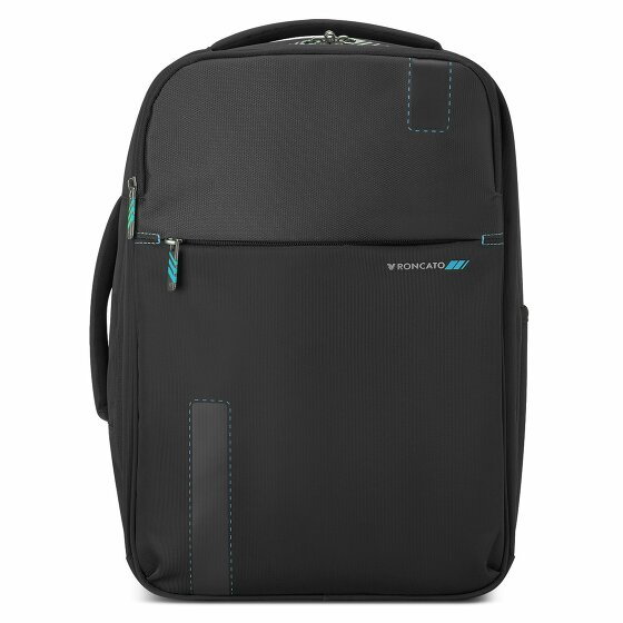 Roncato Plecak podróżny Speed z przegrodą na laptopa 40 cm nero