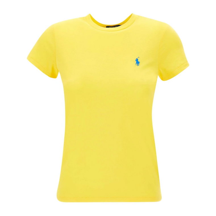 Damska Limonkowa Polo T-Shirt Ralph Lauren