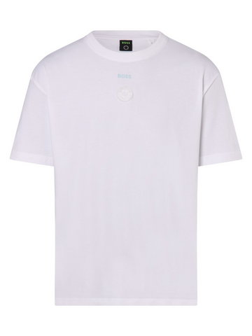 BOSS Athleisure - T-shirt męski  Tiraxart 2, biały