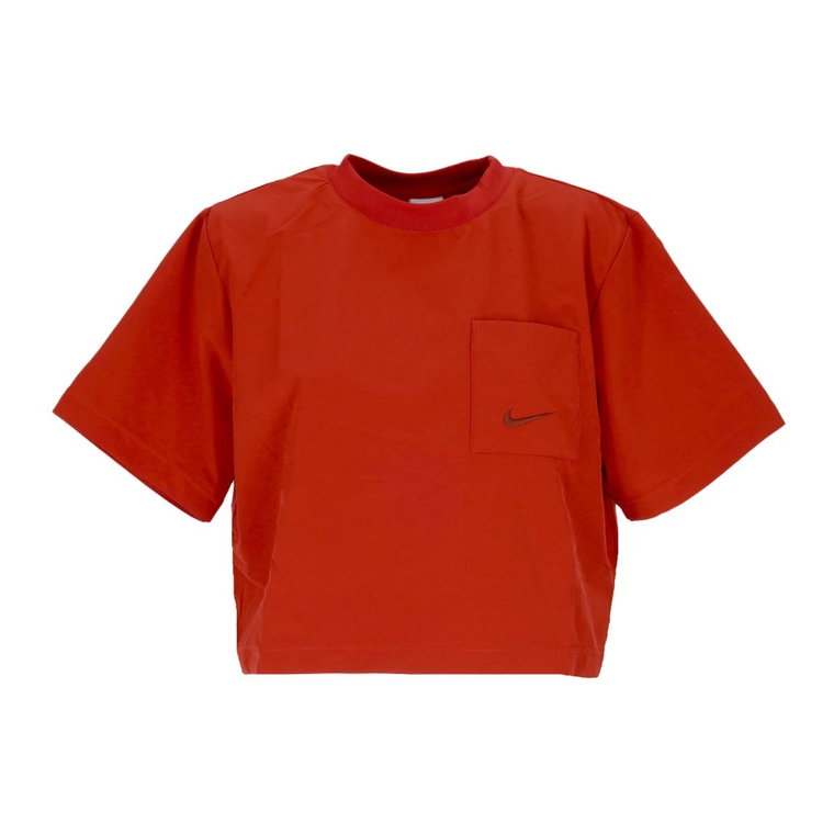 Nowoczesny Wyszywany Boxy Top dla Kobiet Nike