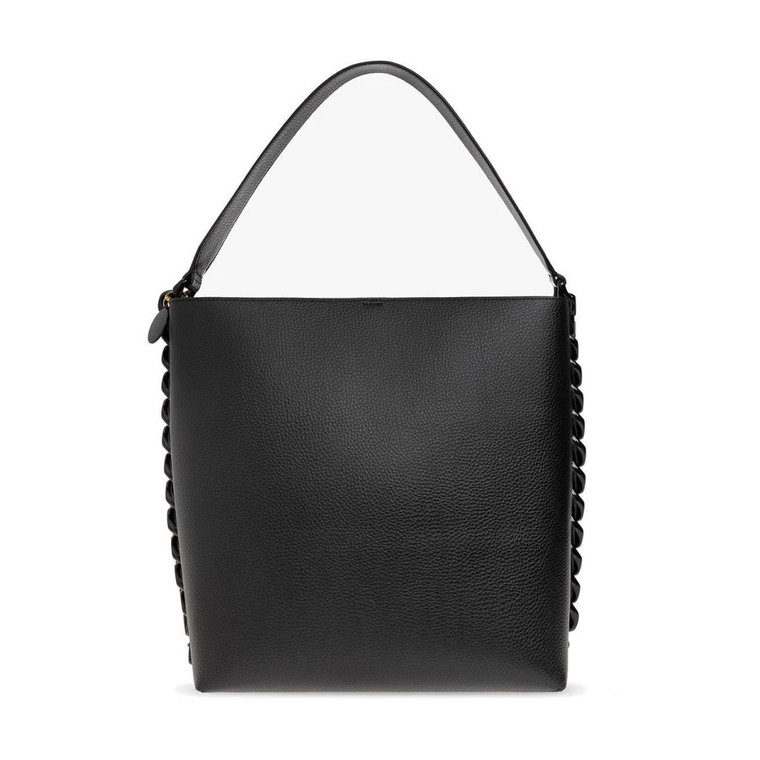 Grainy Mat Tote Bag z Tonal Chain Stella McCartney