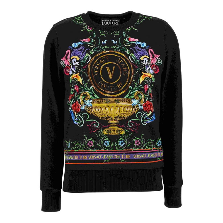 Sweter z okrągłym dekoltem Versace Jeans Couture
