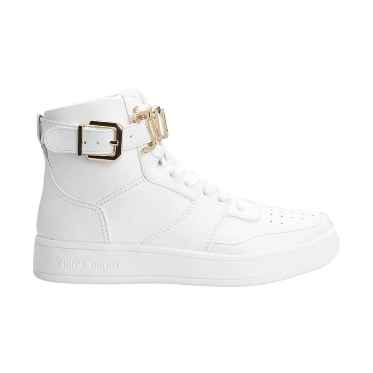 Stylowe skórzane sneakersy z ozdobnymi detalami Juicy Couture