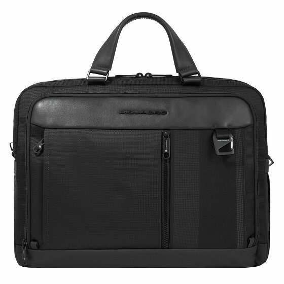 Piquadro Steve Teczka 41 cm Komora na laptopa black