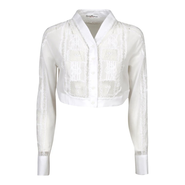 Ermanno Scervino Shirts White Ermanno Scervino