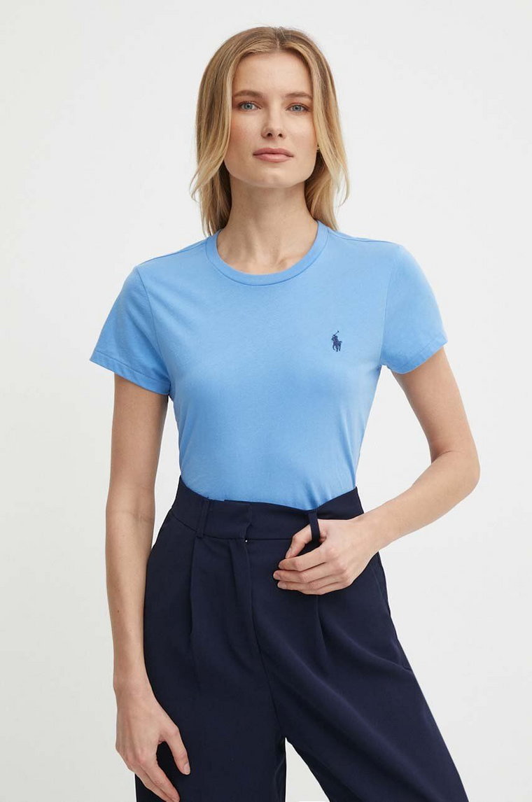 Polo Ralph Lauren t-shirt bawełniany kolor niebieski 211898698