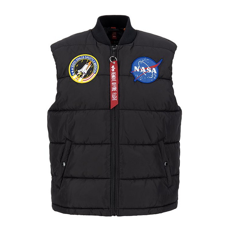 Bezrękawnik Alpha Industries Puffer Vest NASA 11812403 - czarny