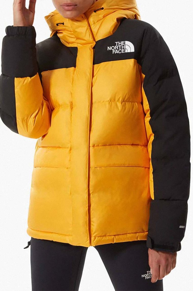 The North Face kurtka puchowa HMLYN Down Parka damska kolor żółty zimowa NF0A4R2W56P1