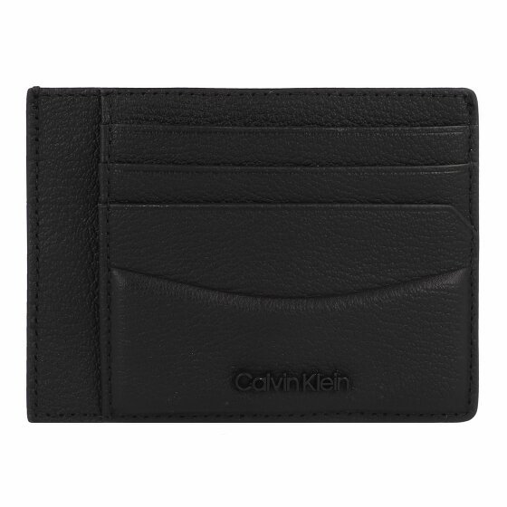 Calvin Klein Minimal Focus Etui na karty kredytowe Skórzany 12 cm ck black