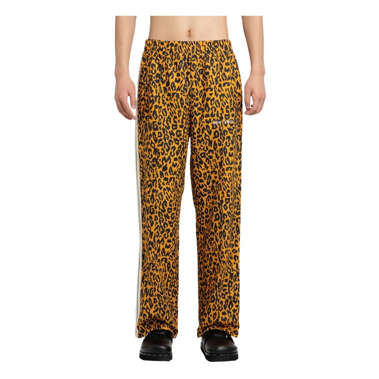 Cheetah Track Pants Orange Black Palm Angels