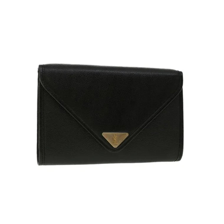 Pre-owned Leather clutches Saint Laurent Vintage