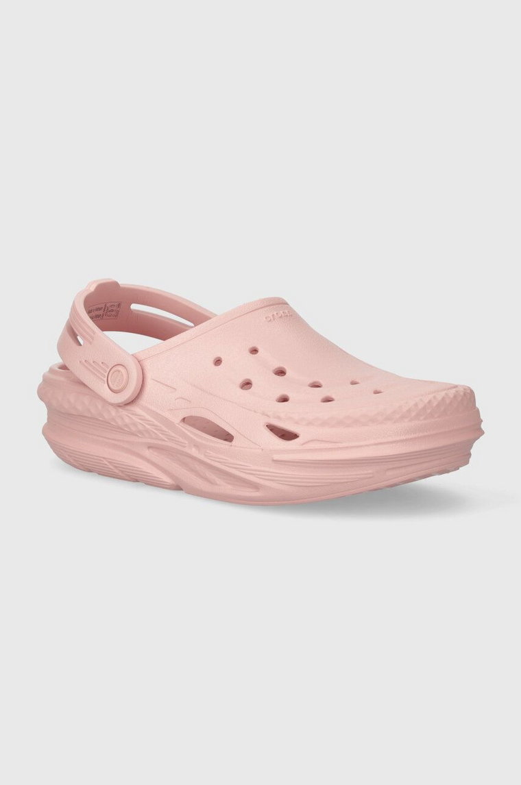 Crocs klapki Off Grid Clog damskie kolor różowy 209501