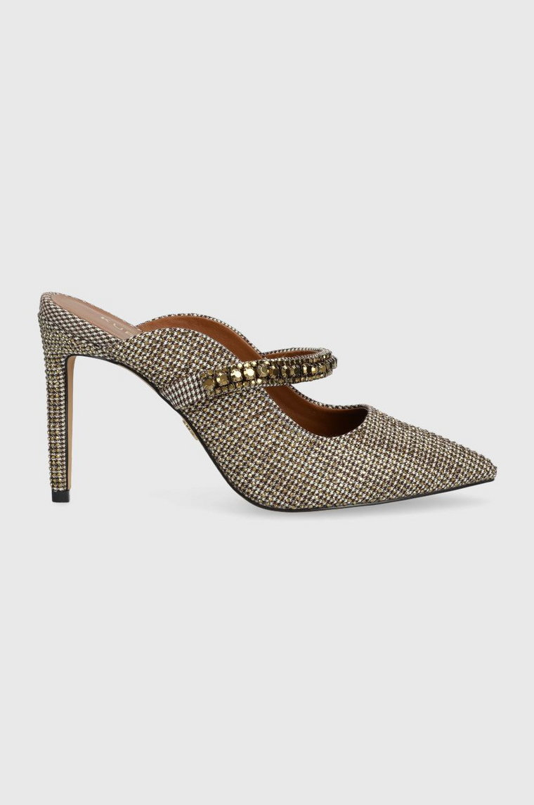 Kurt Geiger London klapki Duke kolor złoty 4268540609