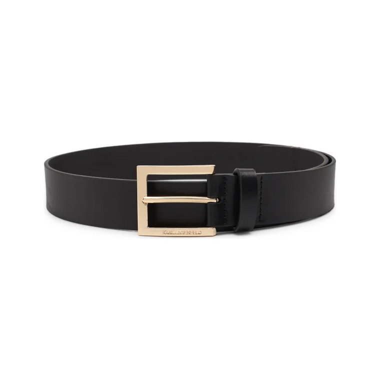 Karl Lagerfeld Skórzany pasek BELT