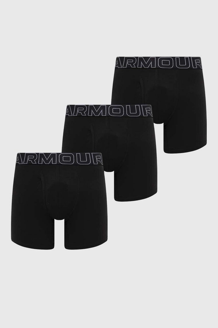 Under Armour bokserki 3-pack męskie kolor czarny