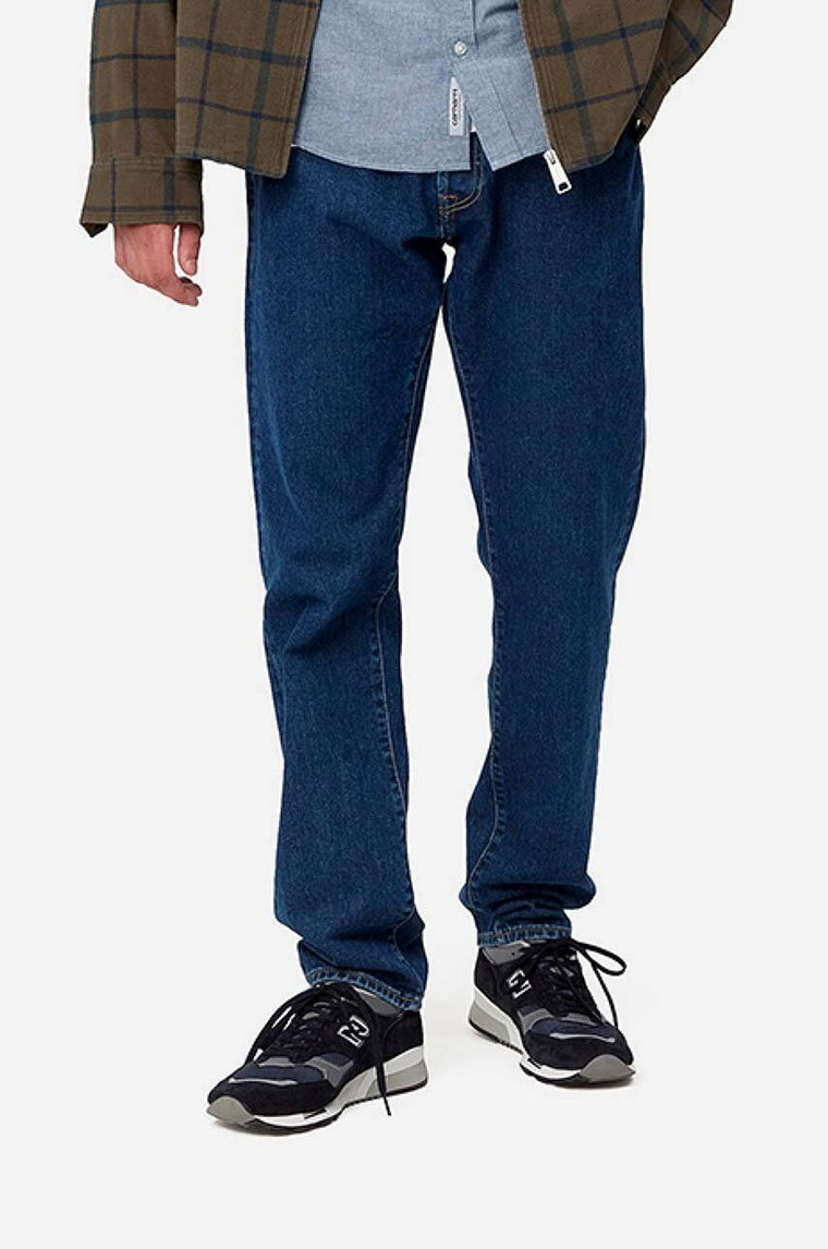 Carhartt WIP jeansy Klondike Pant męskie kolor granatowy I029207.-BLUE.STONE