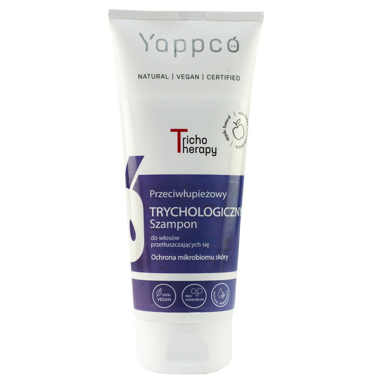 Yappco Tricho Therapy przeciwłojotokowy Szampon do włosów przetłuszczających się 200 ml