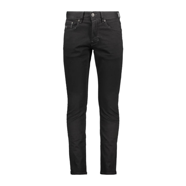 Czarne jeansy Slim Fit z płukaniem PME Legend