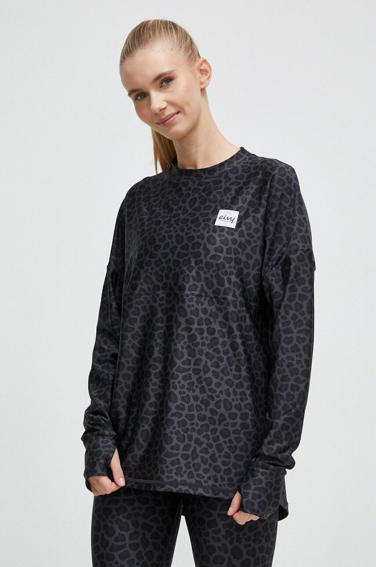 Eivy longsleeve funkcyjny Venture kolor czarny