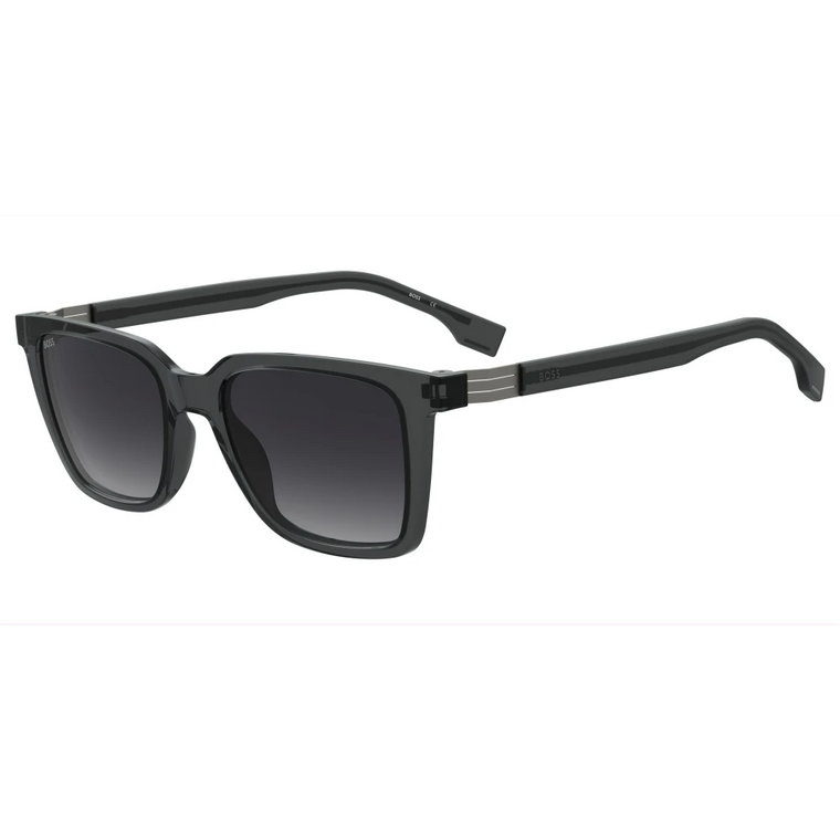Szare okulary przeciwsłoneczne Hugo Boss