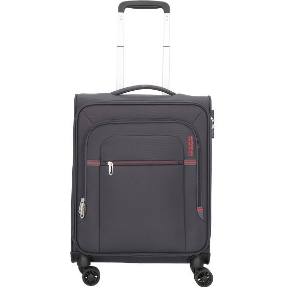 American Tourister Crosstrack Wózek kabinowy 4-kołowy 55 cm grey/red