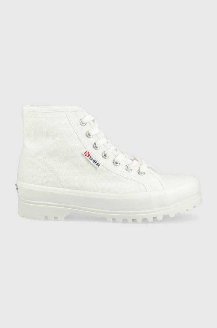 Superga trampki damskie kolor biały