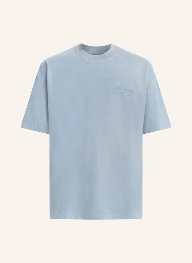 Allsaints T-Shirt Underground blau