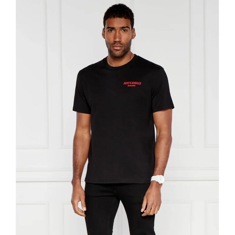 Just Cavalli T-shirt FLOCK LOGO | Regular Fit