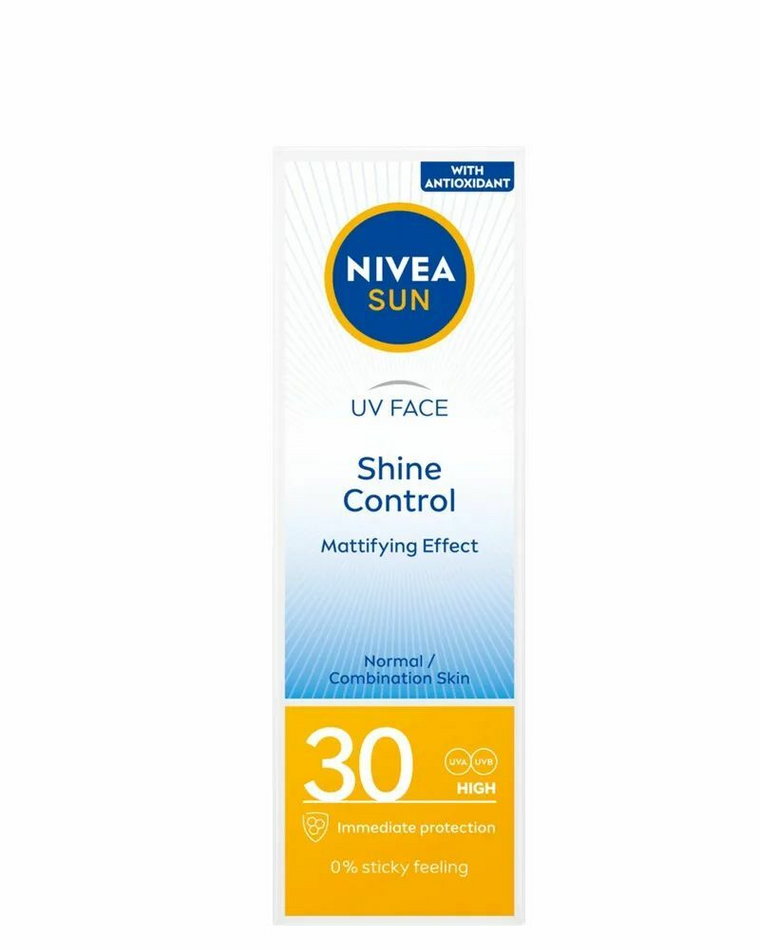 Nivea Sun Face Shine Control SPF30 - Krem do twarzy z wysoką ochroną 50 ml
