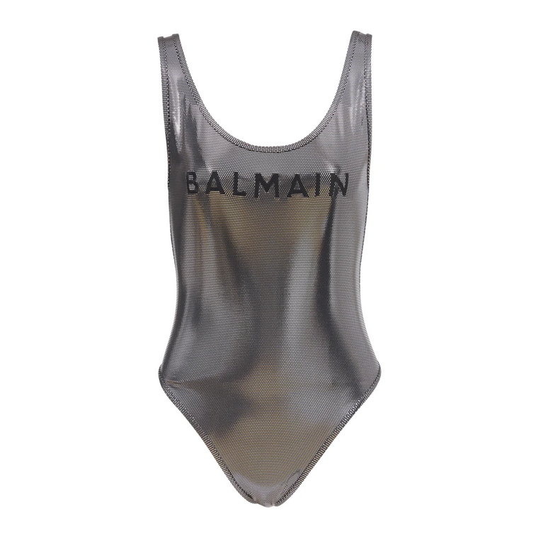 Swimsuit with logos Balmain