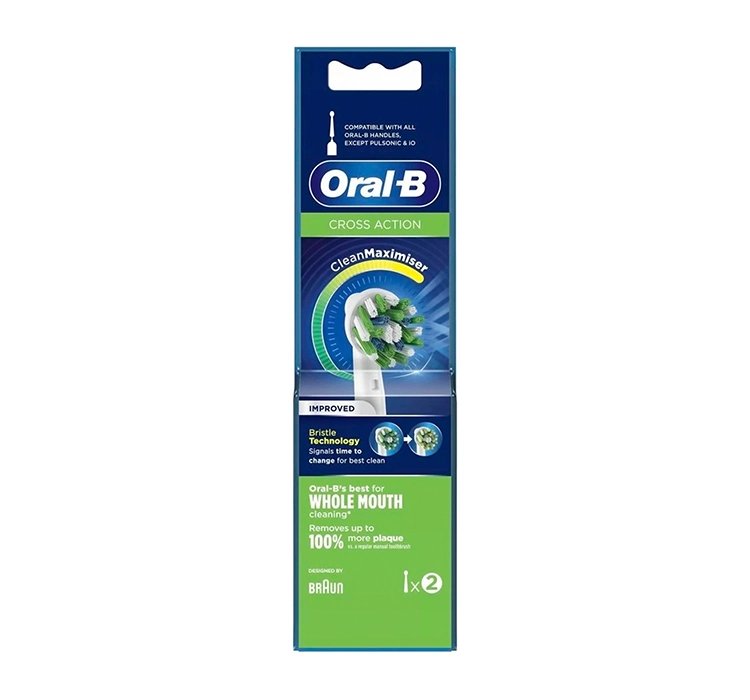 Oral-B Cross Action Clean Maximiser końcówki do szczoteczki do zębów 2 sztuki