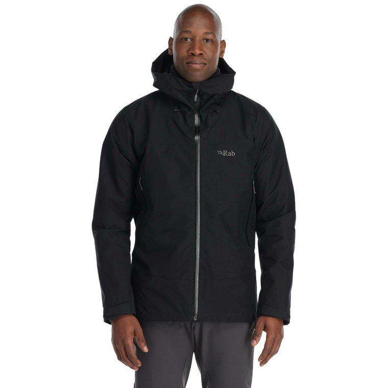 Męska kurtka przeciwdeszczowa Rab Namche GTX Jacket black - M