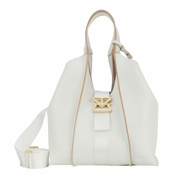 Bogner Zuoz Lottie Torba na ramię Skórzany 28 cm white