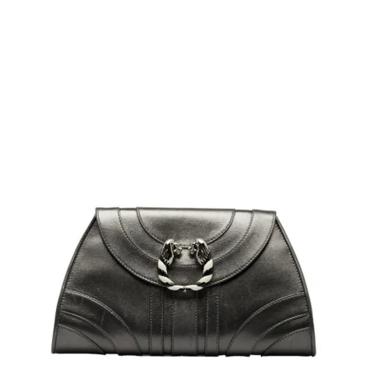 Pre-owned Leather clutches Bvlgari Vintage