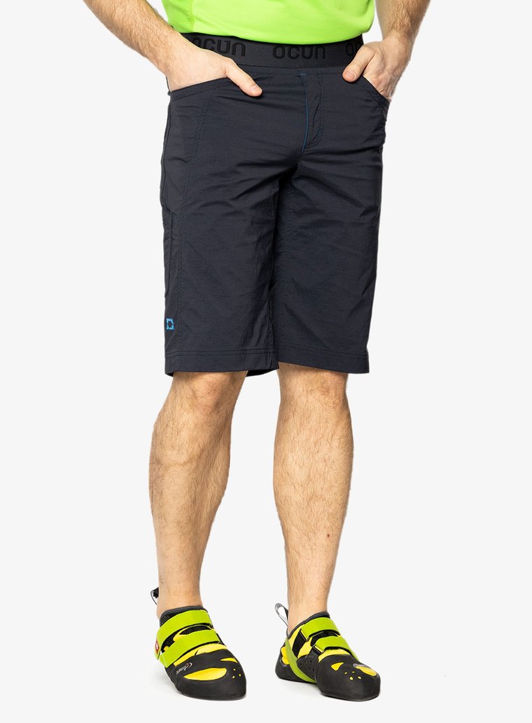 Spodenki wspinaczkowe męskie Ocun Mania Eco Shorts - anthracite dark navy