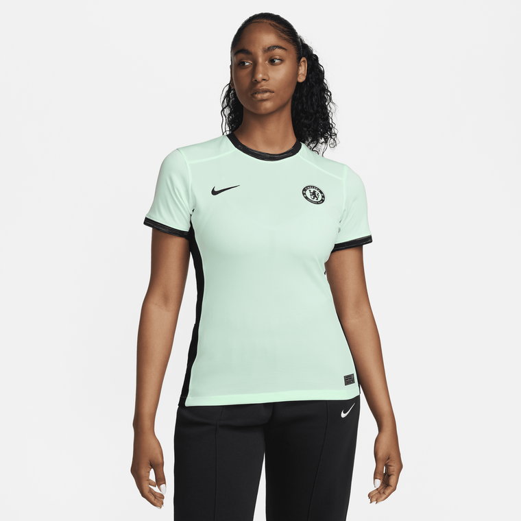 Damska koszulka piłkarska Nike Dri-FIT Chelsea F.C. Stadium 2023/24 (wersja trzecia) - Zieleń