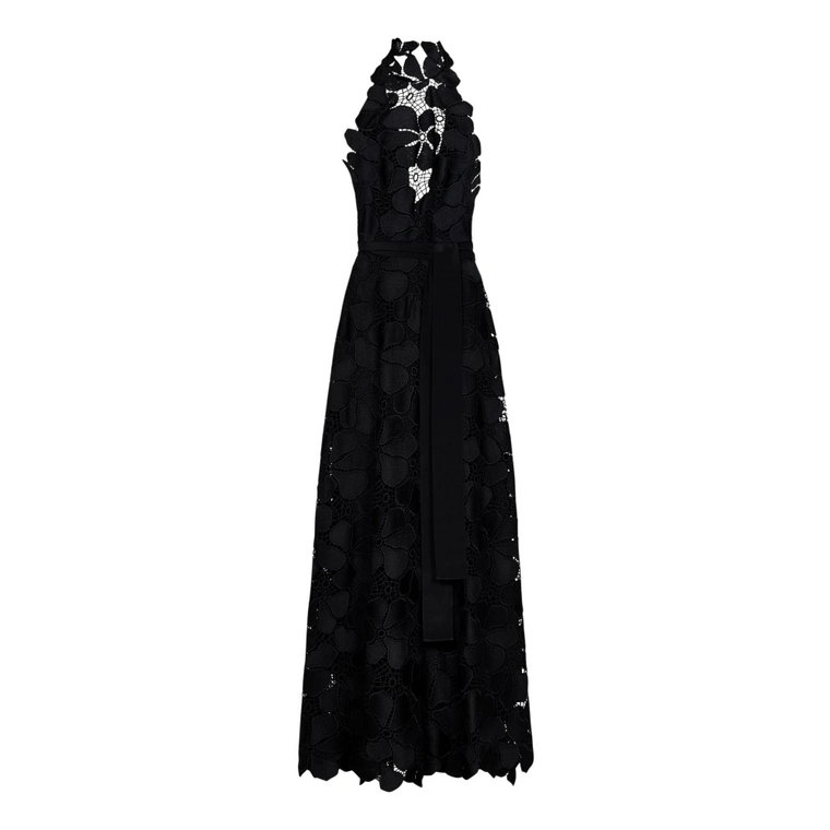 Czarna Sukienka dla Kobiet Aw23 Elie Saab