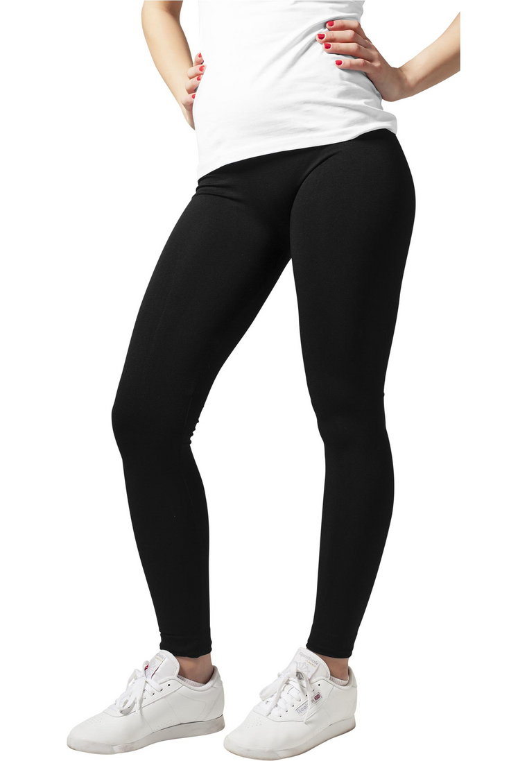 Spodnie Legginsy Damskie Czarne Urban Classics TB604