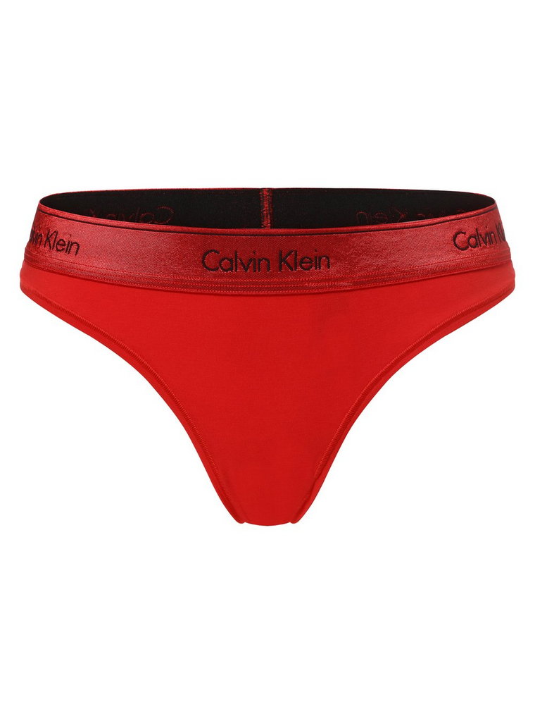 Calvin Klein - Stringi damskie, czerwony