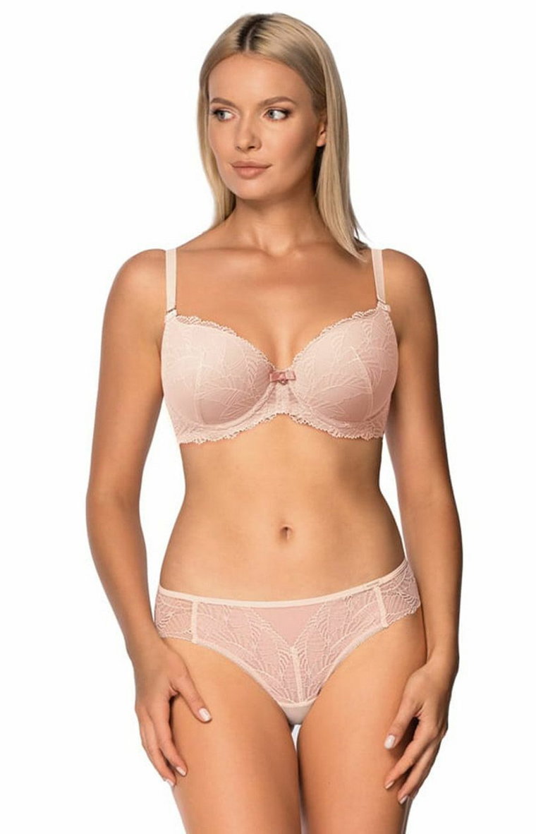 Biustonosz Lidia super push-up BP34, Kolor różowy, Rozmiar 70D, Mefemi