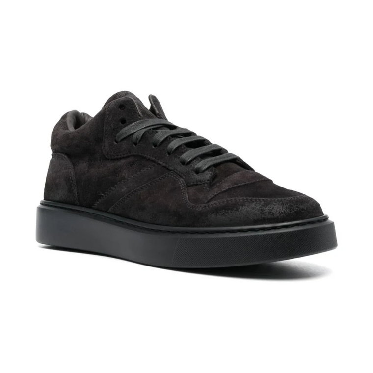 Premium Oil Suede Mid Top Sneakers Doucal's