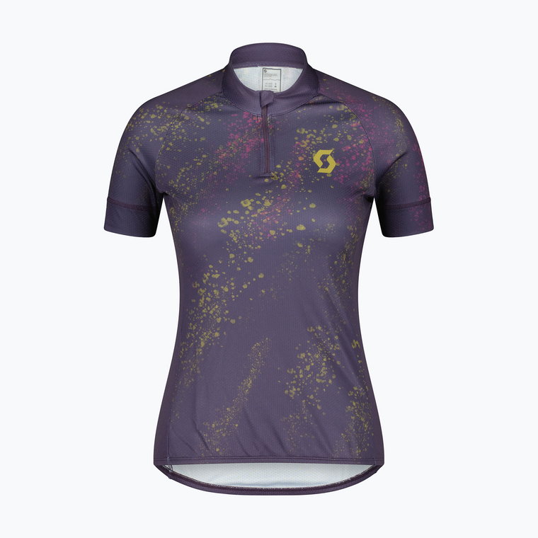 Koszulka rowerowa damska SCOTT Endurance 30 dark purple/mud green