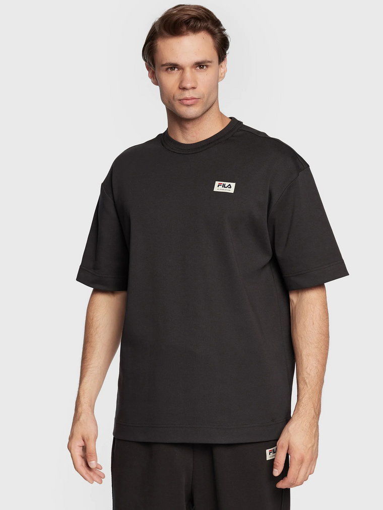 T-shirt męski basic Fila FAM0149-80001 M Czarny (4064556289261). T-shirty męskie