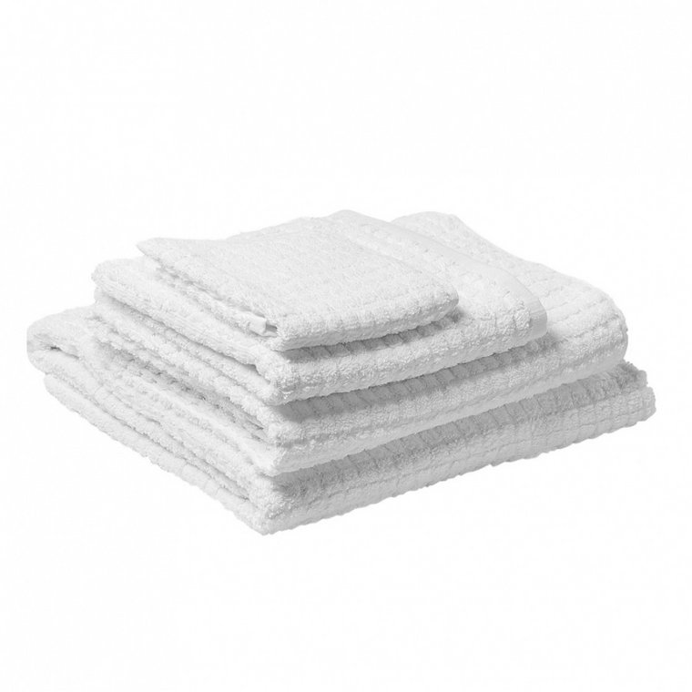 Komplet 4 ręczników bawełniany biały ATAI kod: 4251682258616