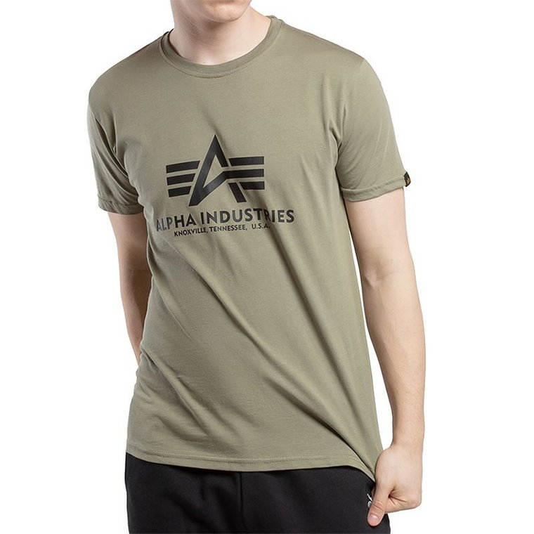 Koszulka Alpha Industries Basic T-Shirt 10050111 - zielona