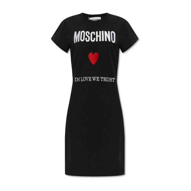 Sukienka z logo Moschino