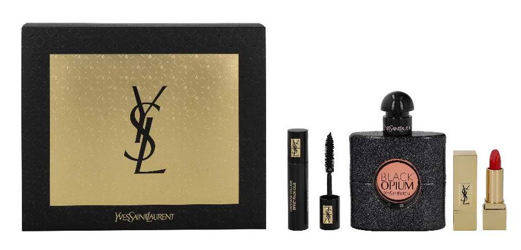 Yves Saint Laurent - zestaw (Black Opium (W) EDP/S 50ml + Maskara 2ml + Rouge Pur Couture 1,3g)